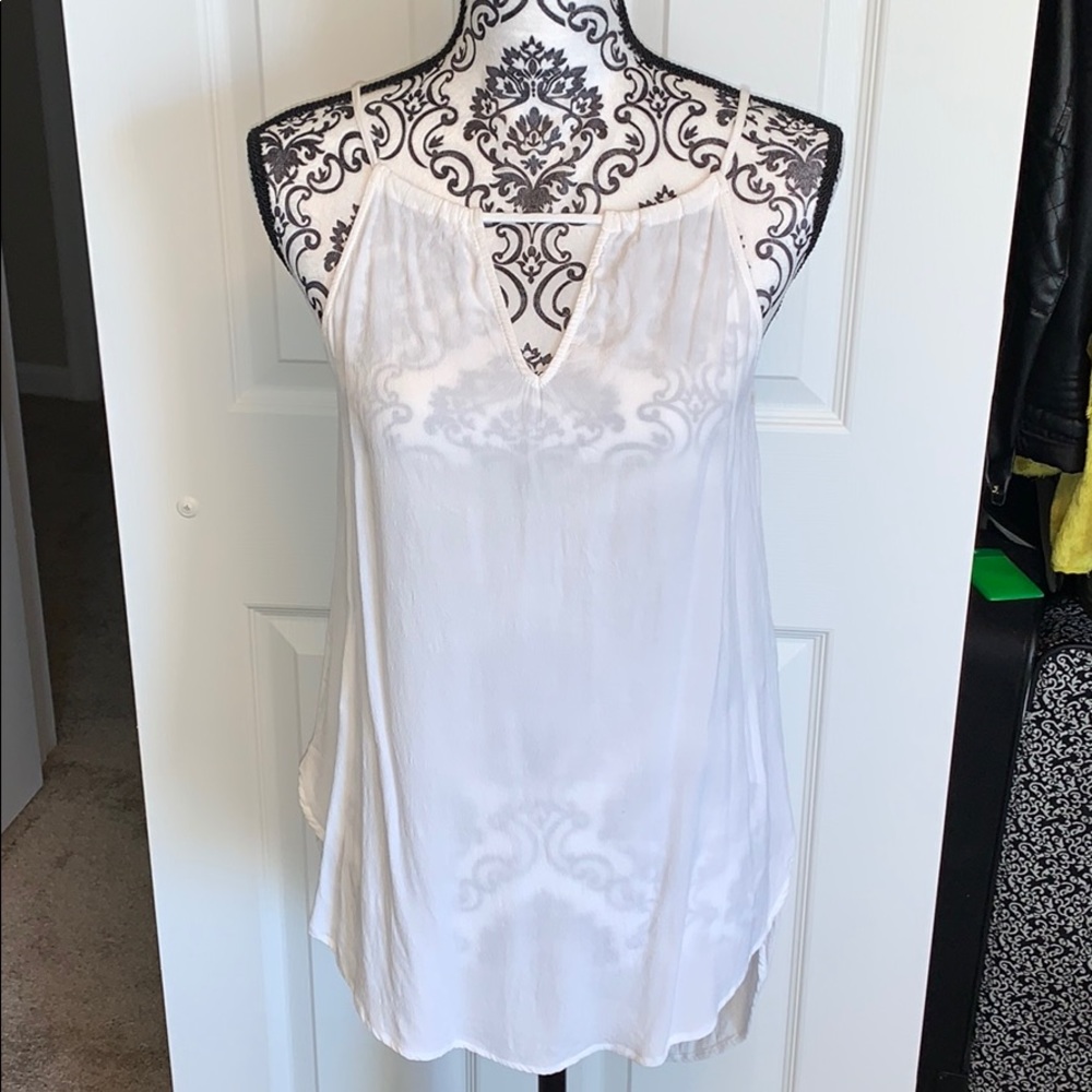 MinkPink High Low Keyhole Tank